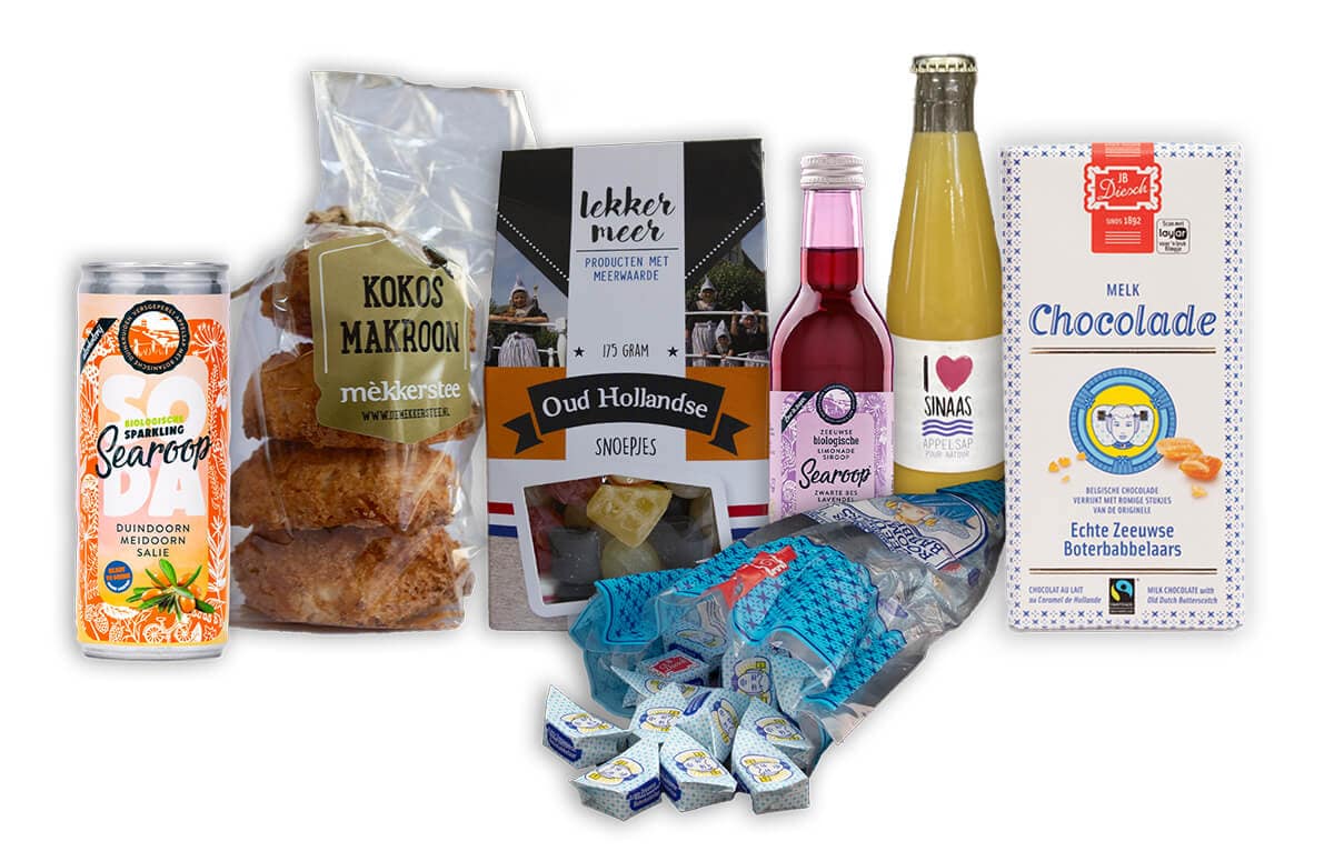 Zoet Zeeuws kerstpakket voor zoetekauw