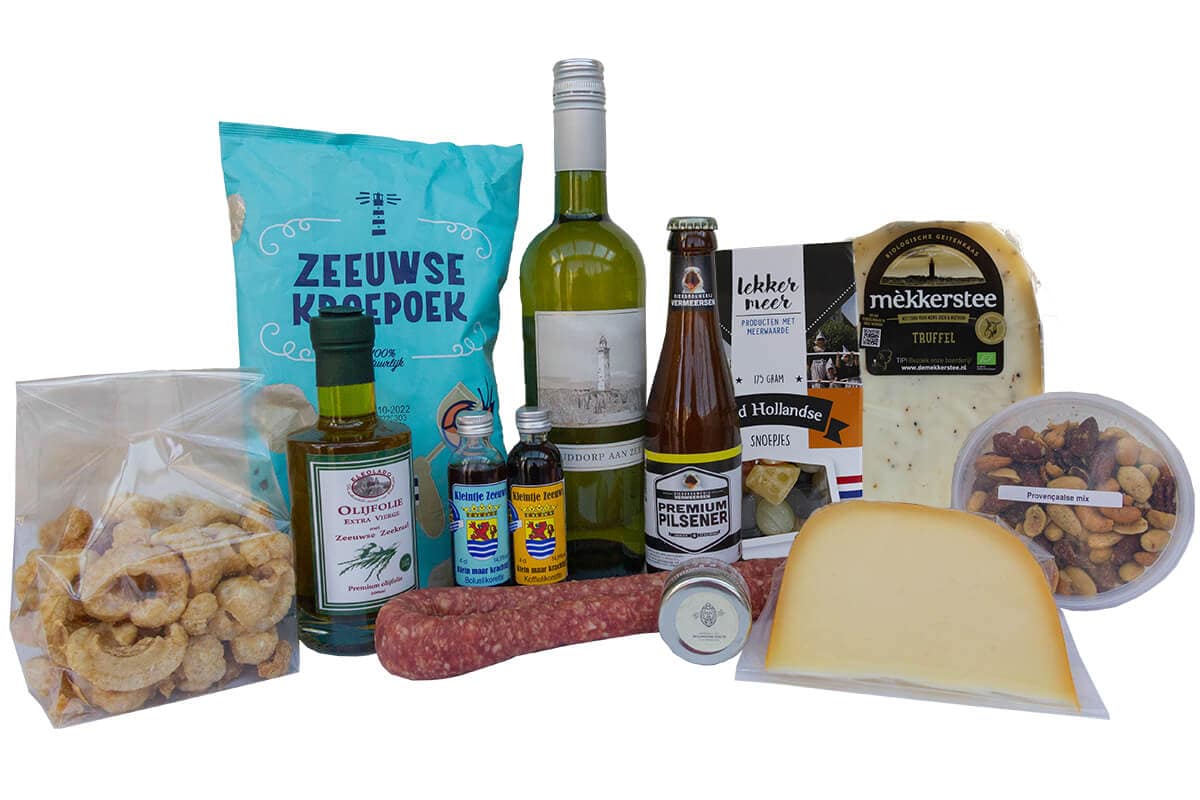 Zeeuwse gezelligheid streekproducten kerstpakket