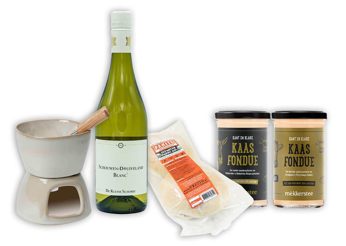 zeeuws kaasfondue kerstpakket zeeuws kaasfondue kerstpakket