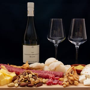 Zeeuwse borrelbox met Zeeuwse wijn uit Schouwen-Duiveland
