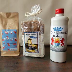 zeeuws dessert doosje met zeeuwse streekproducten